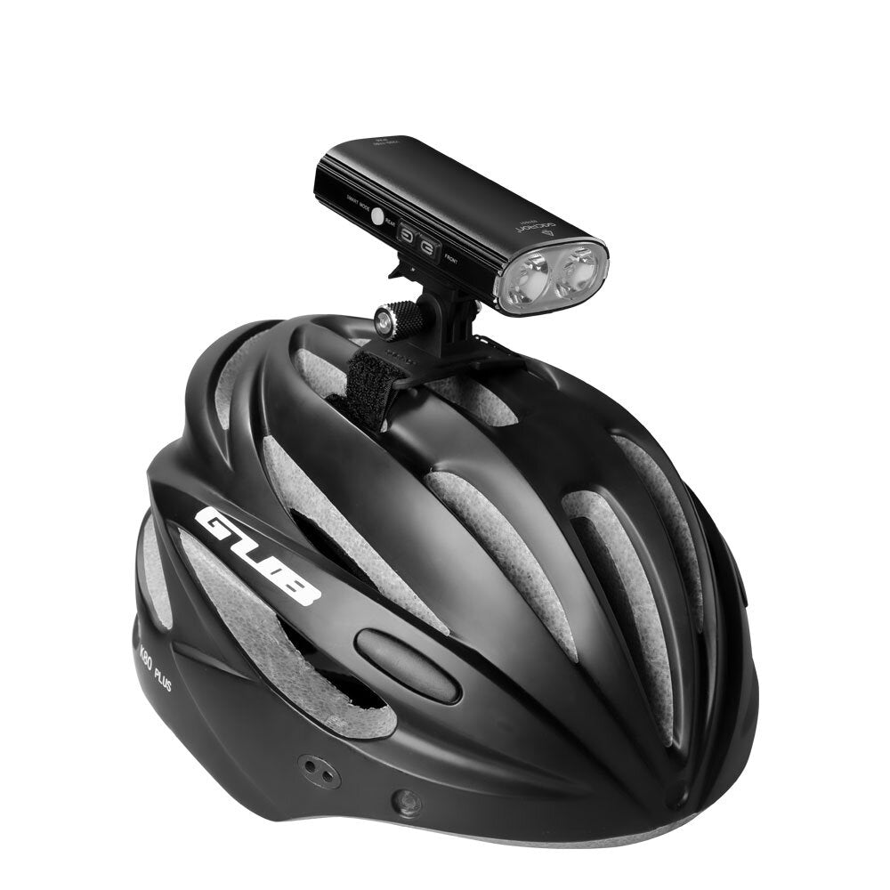 1600Lm Bike Headlight 2-in-1 Mount Holder Bicycle Flashlight 5 Modes Adjustable USB Charging 5000mAh Competition Grade Bike Light Outdoor Cycling