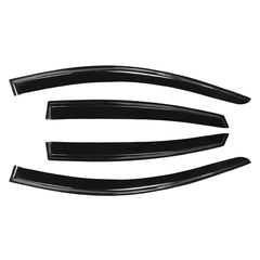 4Pcs Plastic Exterior Visor Vent For Nissan Altima Sedan 2013-2018 3D Wavy Shades Window Sun Rain Guard Deflector