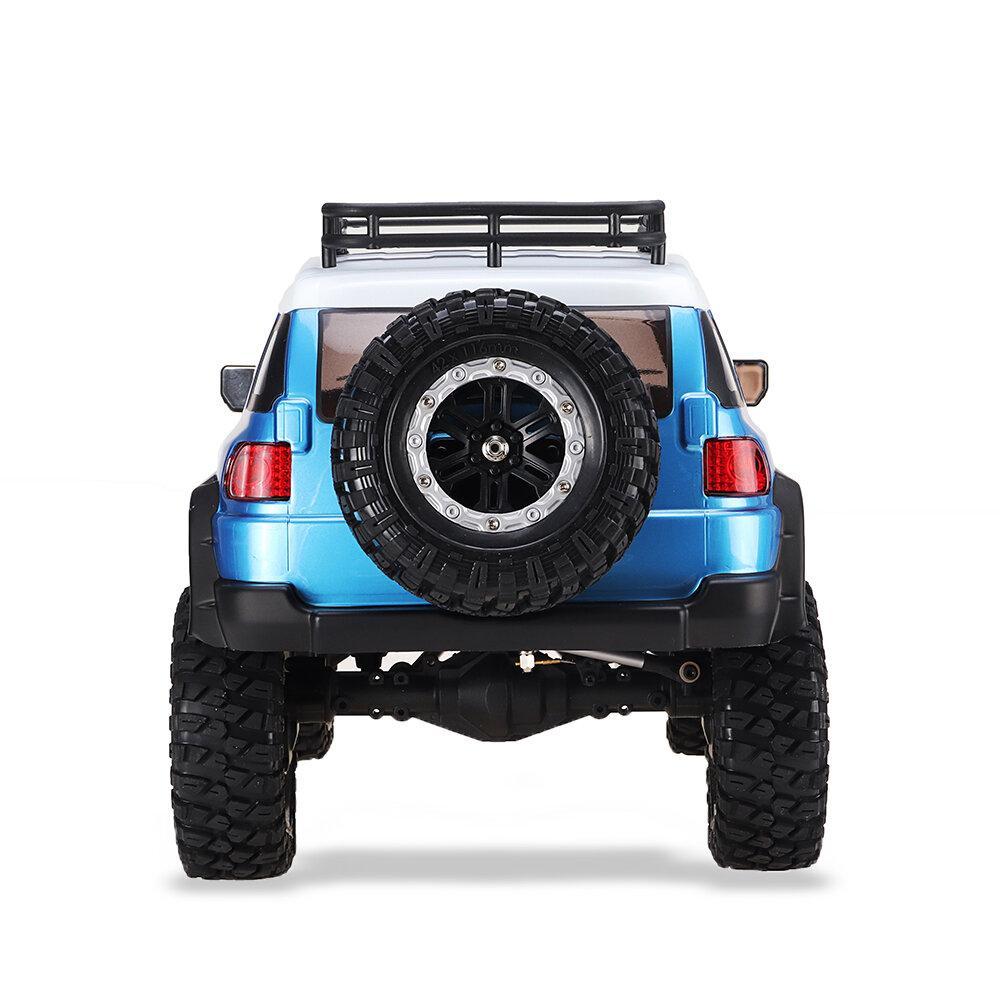 2.4G 4WD Portal Axle Locked Diff Crawler Truck LED Light RC Car Vehicles Models without Battery