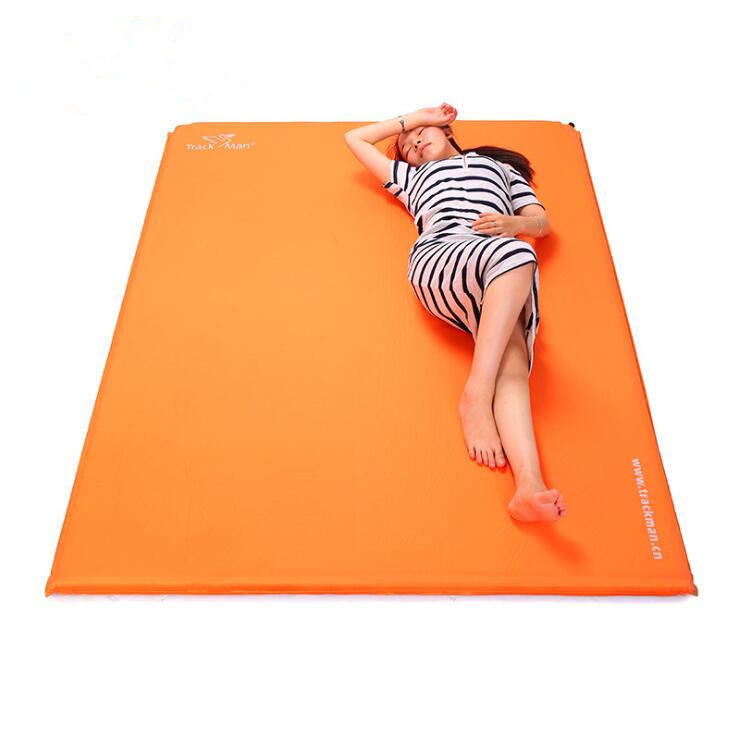 Self-Inflating Outdoor Air Mattresses Moisture-proof Camping Sleeping Pad Orange