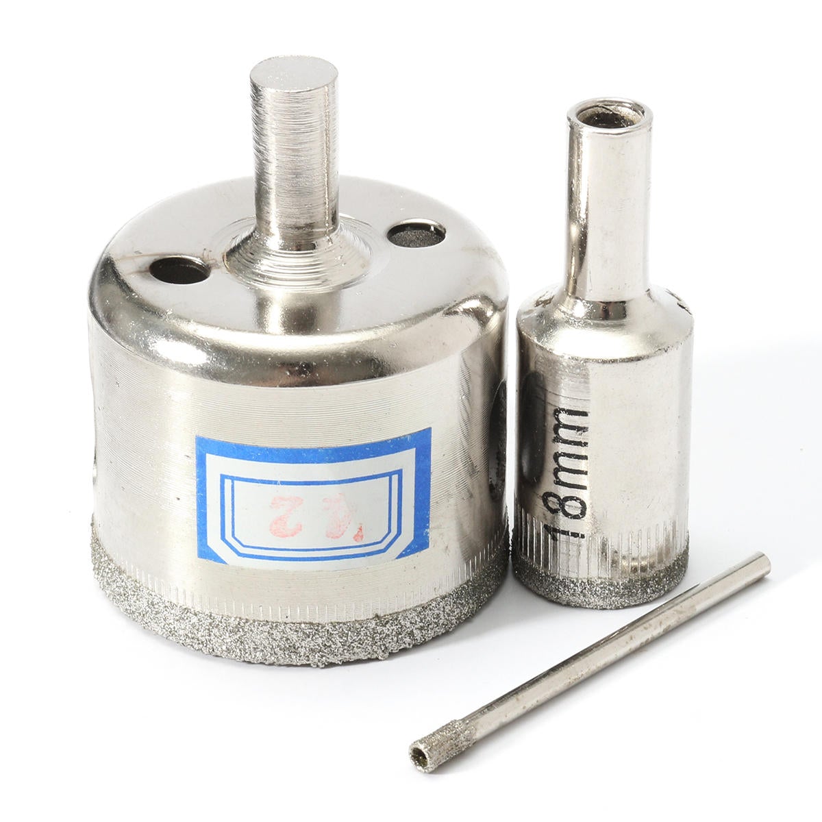 15pcs 3-42mm Diamond Hole Saw Cutter Set Tile Ceramic Glass Porcelain Marble Drill