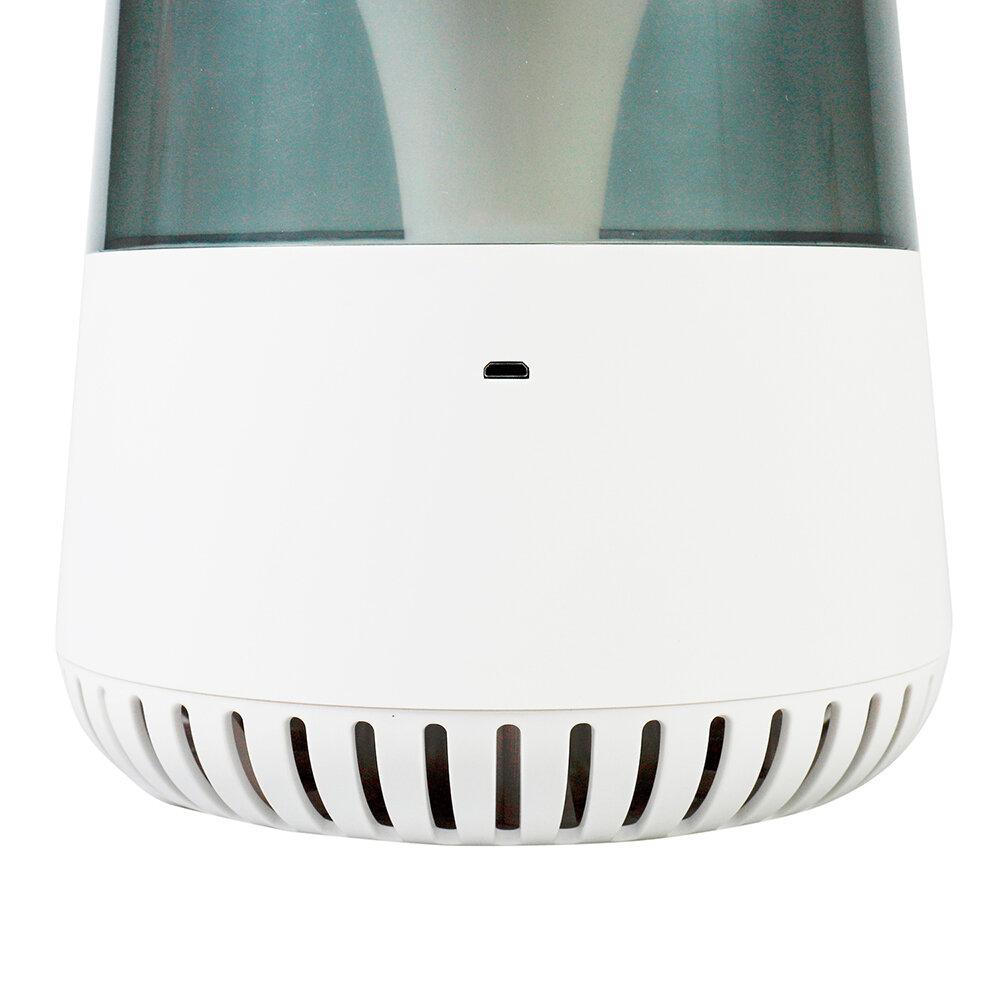 Telescopic Shaking Fan Stand Pedestal Fan Deaktop Cooling Fan 3 Gear Wind Speed 4000mAh Battery Life Low Noise for Home Office
