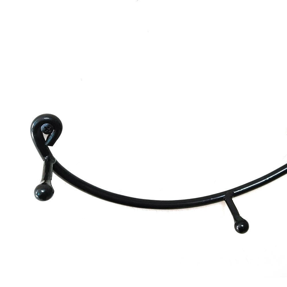 Utility 5 Hooks Single Iron Household Storage Hook Rack Key Coat Towel Wall Hook Rack