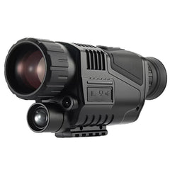 Outdoor 200m Range HD Infrared Digital Night Vision Hunting Monocular with 5X Optical Zoom Photo Video Recording Function Support AV Output