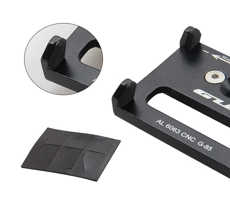 CNC Bicycle Phone Holder Bracket for Phone GPS Device Up To 6.2 Inch Non-slip