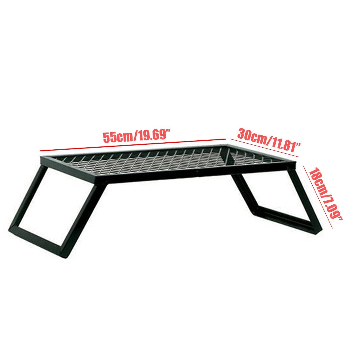 Portable Folding Grill Grate Camping BBQ Cooking Open Over Fire Outdoor Folding Garden Furniture