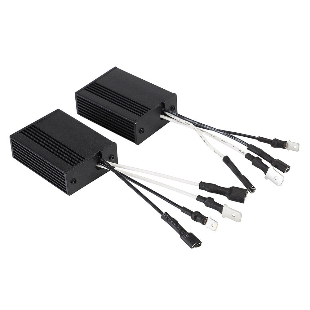 2Pcs Car LED Headlights Decoder Canbus Warning Cancellers for H1 H3 H7 Bulbs Decoding Dash Board Error Warning