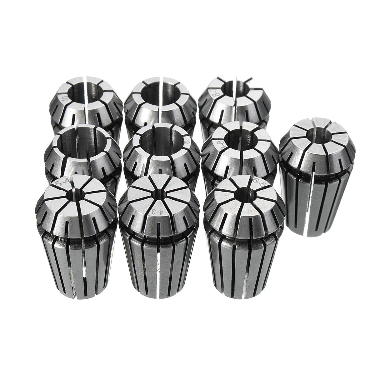 10pcs 4-13mm Spring Collet Chuck Set For CNC Milling Machine Engraving Lathe Tool