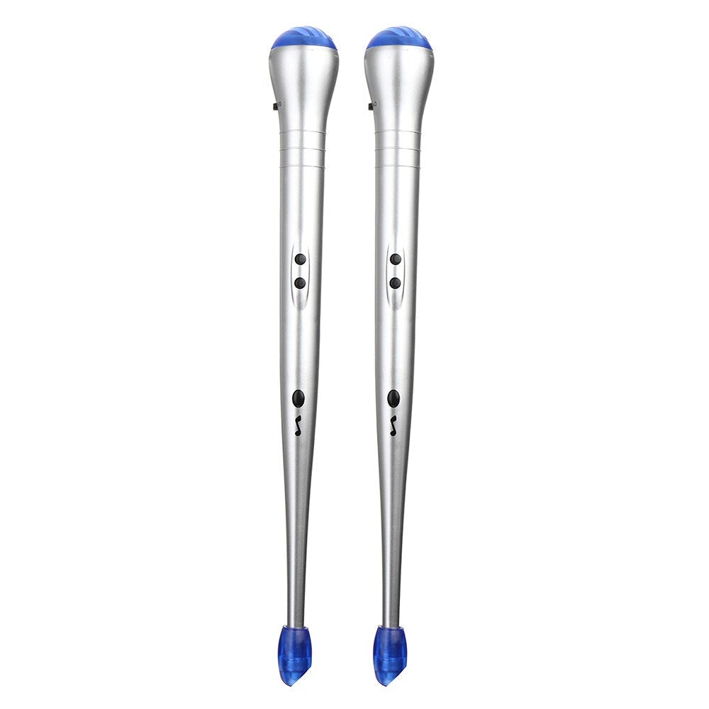 Electric Drum Sticks Air Drumsticks with Light Music Cymbal & Snaredrum Sound Percussion Musical Instrument