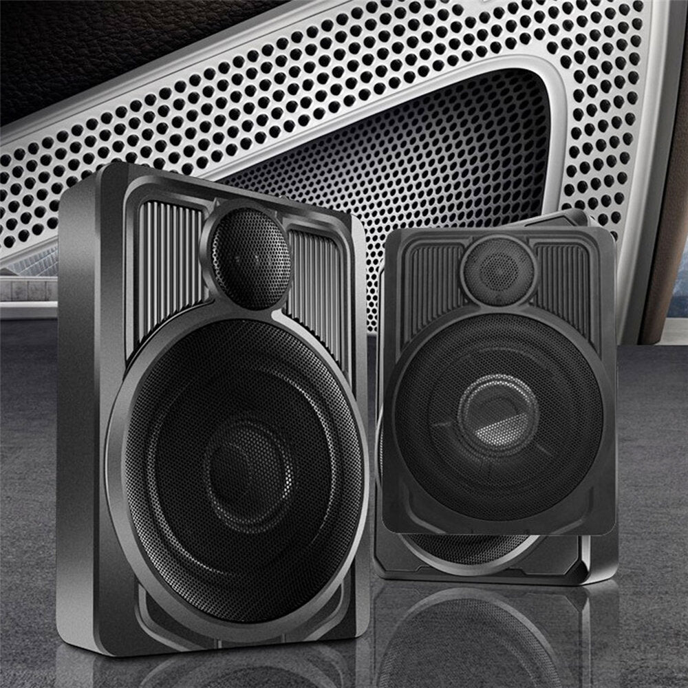 Car Subwoofer Speaker 600W 12V 360 Stereo Super Bass 10inch Active Subwoofer Ultra-thin Body Under Seat Power Amplifier