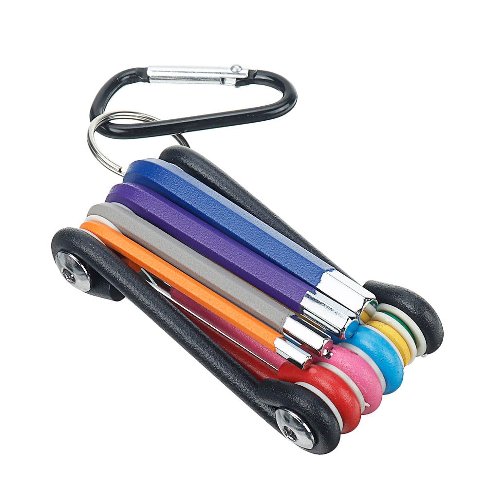 9Pcs 1.5mm-10mm Mini All-in-one Colorful Ball-End Hex L Wrench Key Screwdriver Set Powerful Repair Tools