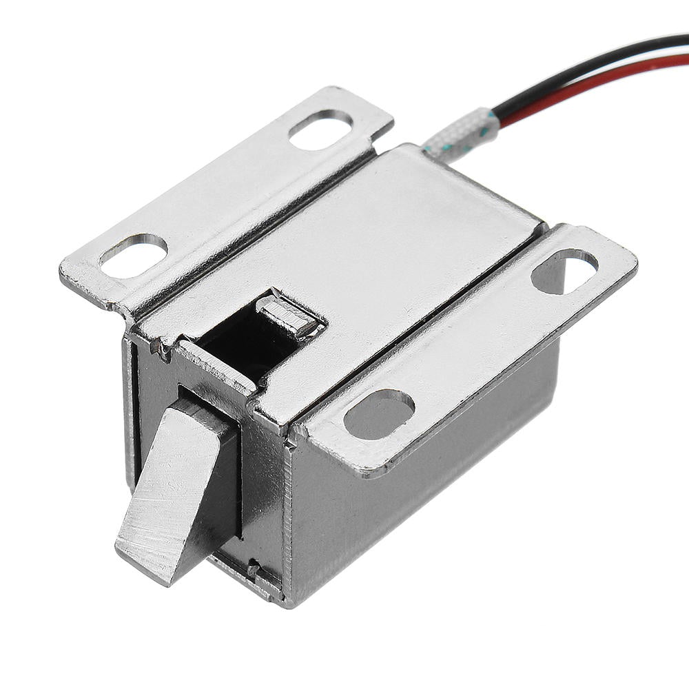 12V DC 0.43A Cabinet Electric Lock Assembly Solenoid Drawer Door 27x29x18mm