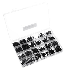1060pcs M2 M3 M4 M5 Hex Socket Screw Set Carbon Steel Semicircular Head Screws