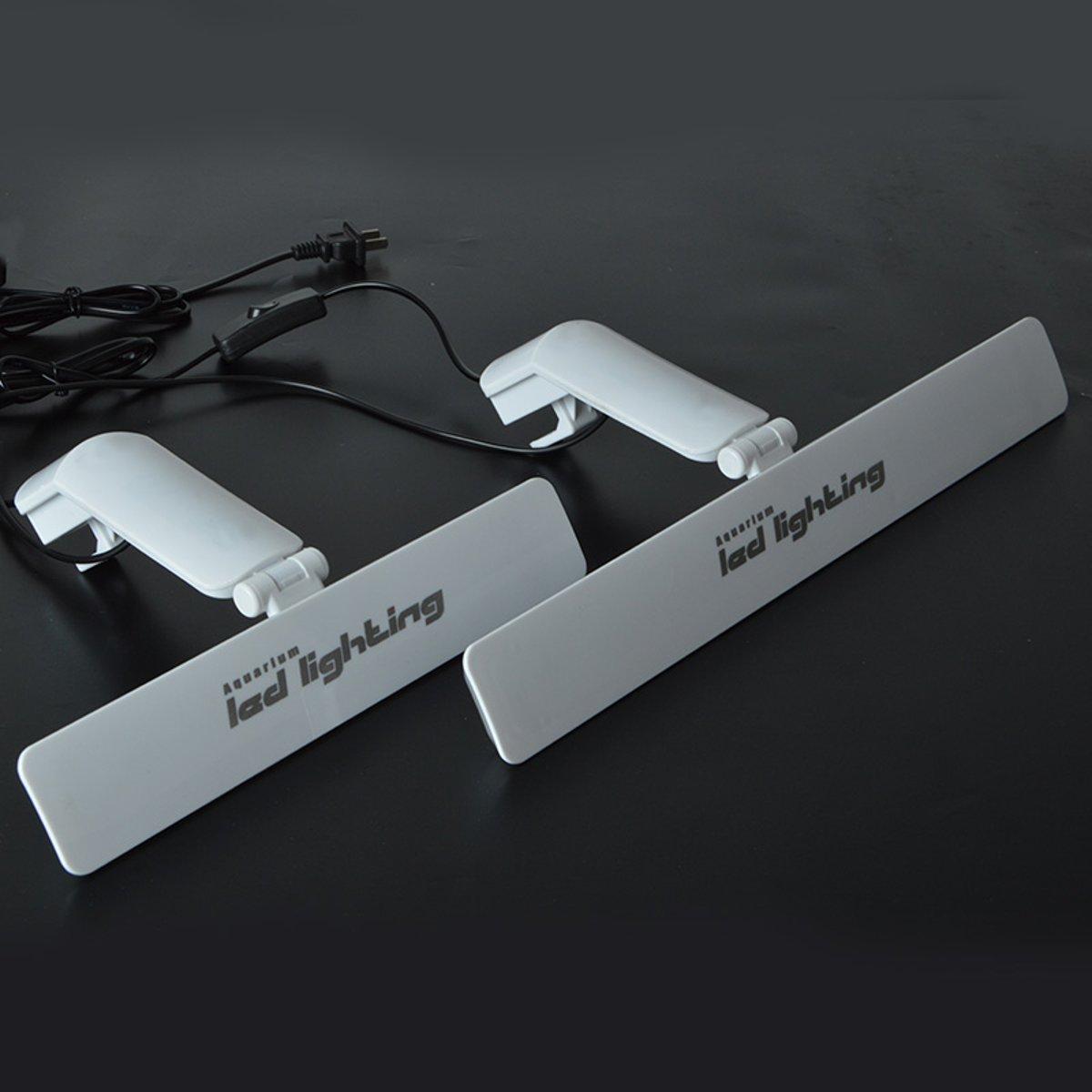 Mini Aquarium LED Light Adjustable Fish Tank Water Grow Lighting with Clamp
