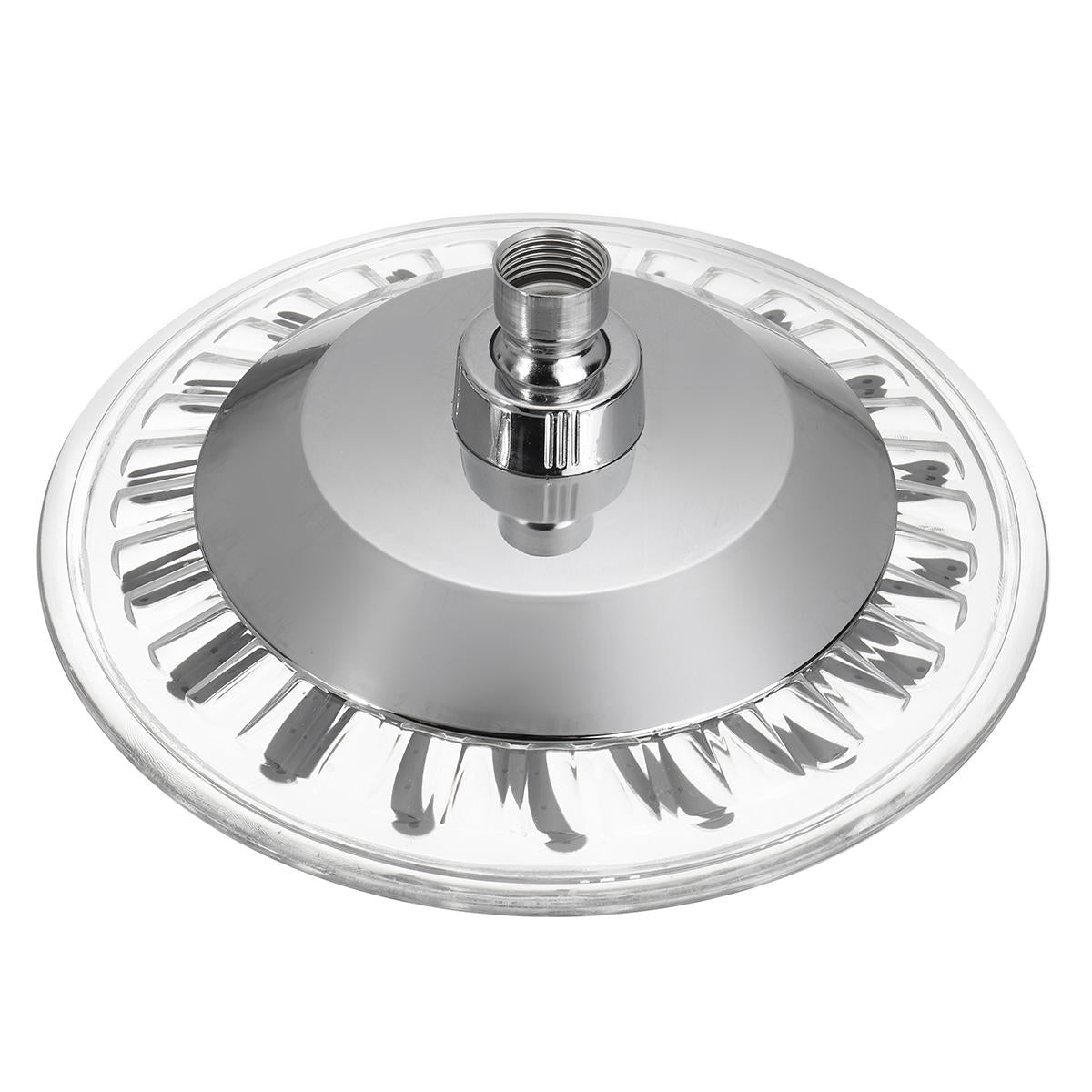 7 Colors Automatic LED Light Changing Round Top Shower Head Bath Rainfall Showerhead High Pressure