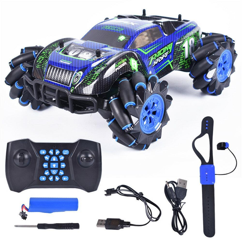 4-Wheel Drive Gesture Sensing Dual RC Light Music Dancing 360 Rotating Off-Road Climbing RC Car