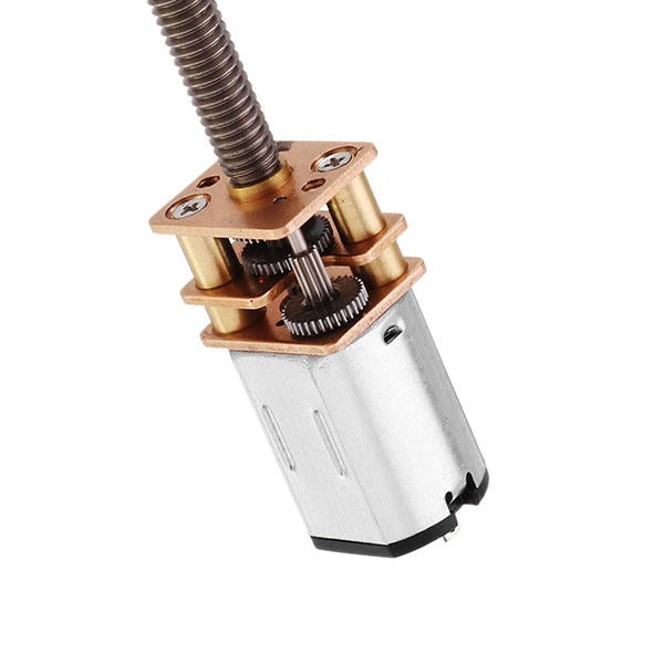 DC 6V 105rpm Gear Motor Thread Shaft Electric DC Motor