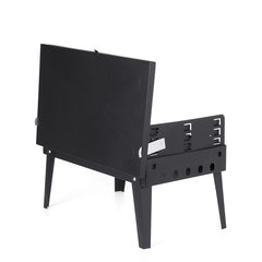 17.32x10.24x8.66inch BBQ Grill Charcoal Folding Cooking Stove Barbecue Accessories Camping Picnic Travel