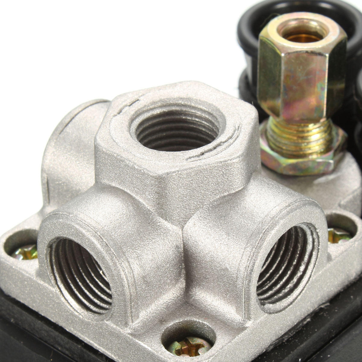 Air Compressor Pressure Switch Air Valve Manifold Compressor Regulator Gauges 240V 7.25-125PSI
