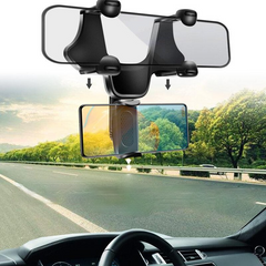 Car Rearview Mirror Mobile Phone Holder GPS Mount 4.0-6.2 inch