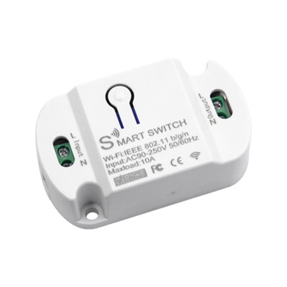 Smart WIFI Home Switch Led Light Universal Module DIY Smart Life WIFI Switch Supports 2 Way Control Work with Alexa Google Home Smart Life