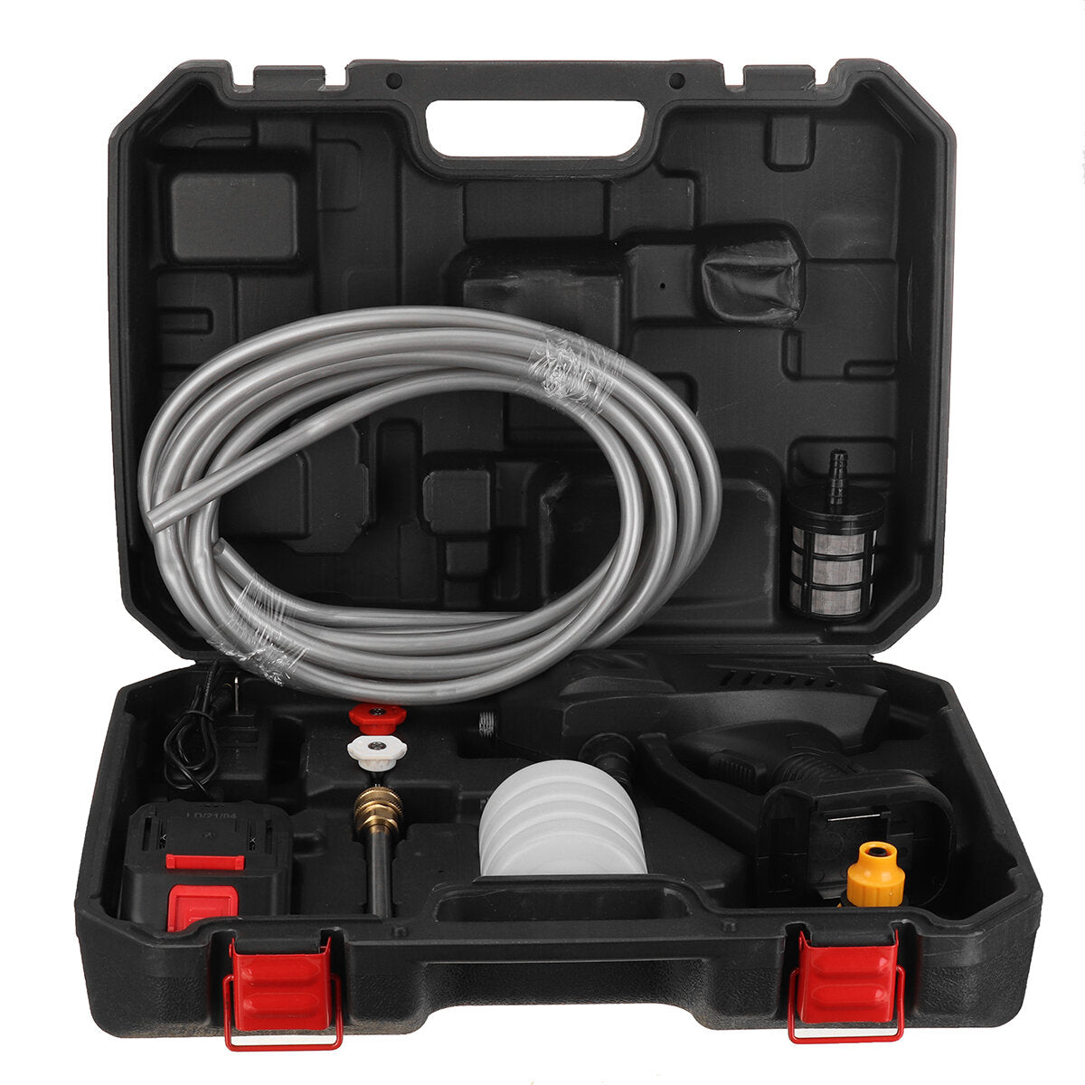 Cordless Electric High Pressure Washer Car Cleaner Water Spray Guns Water Hose Cleaning Washing Machine W/ 1/2 Battery