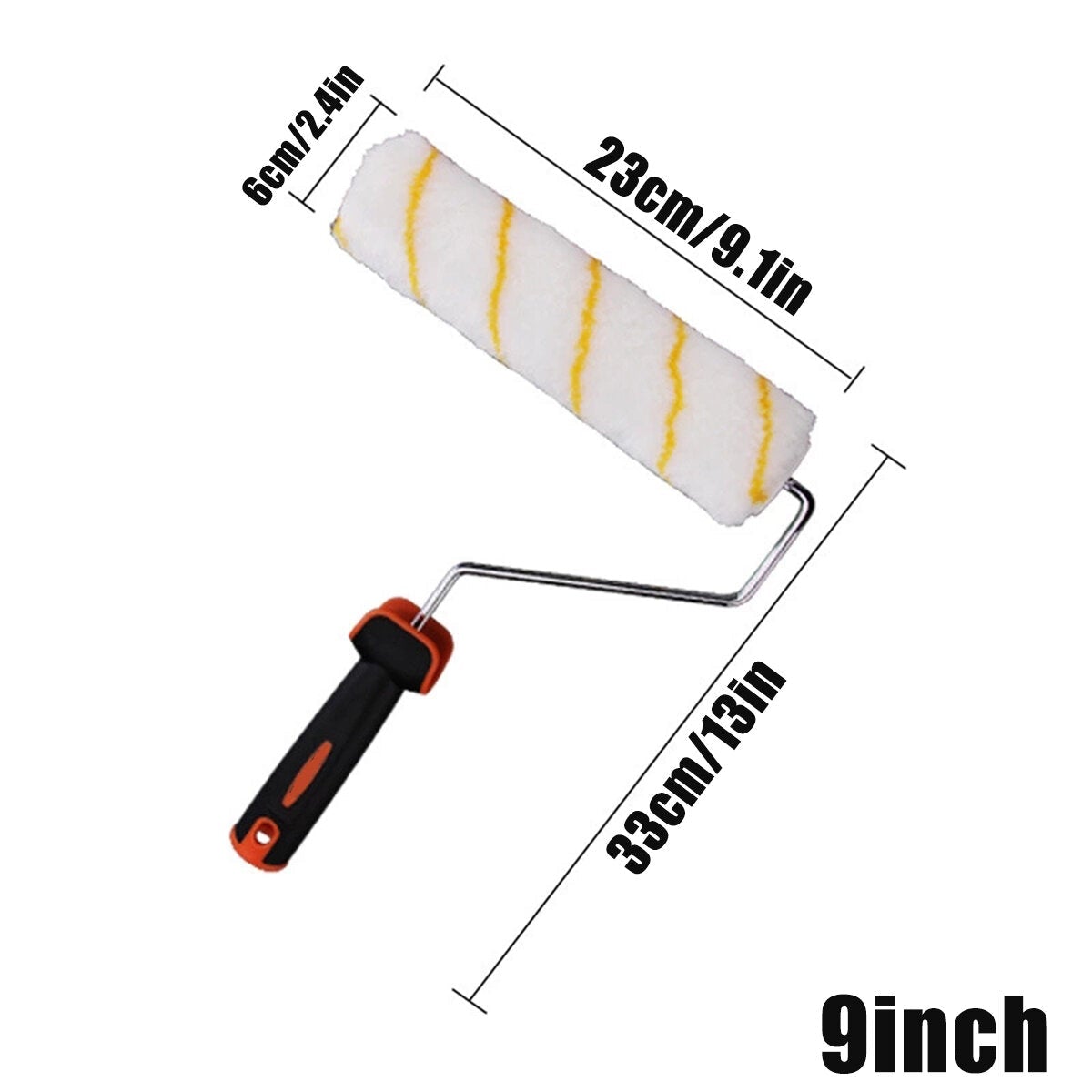 4/8Pcs Paint Roller Kit Painting Runner Brush Home Club Scene Decoration