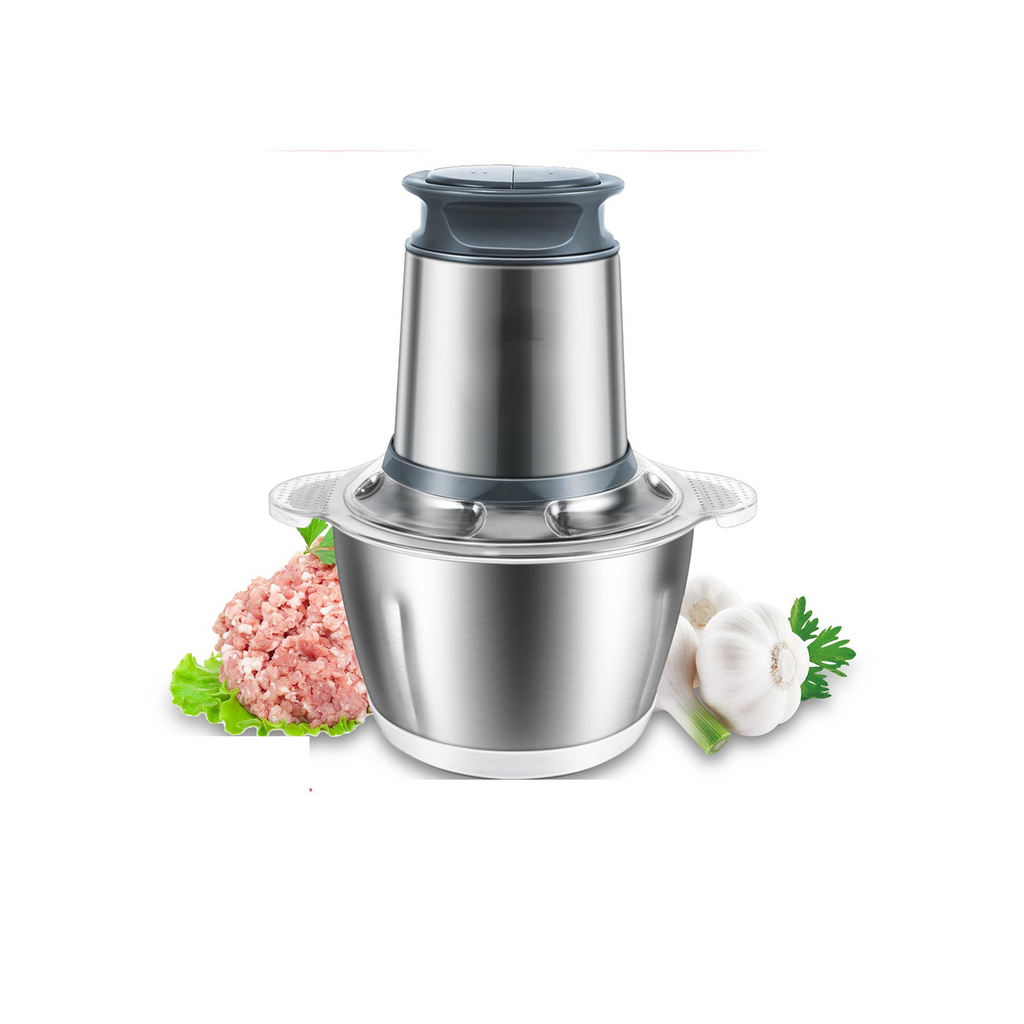 2 Speeds Stainless Steel Electric Vegetable and Meat Grinder