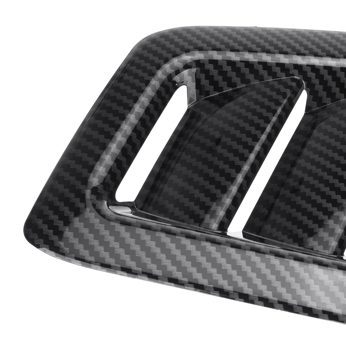 Universal Car RS Style Bonnet Vents Carbon Fiber Look
