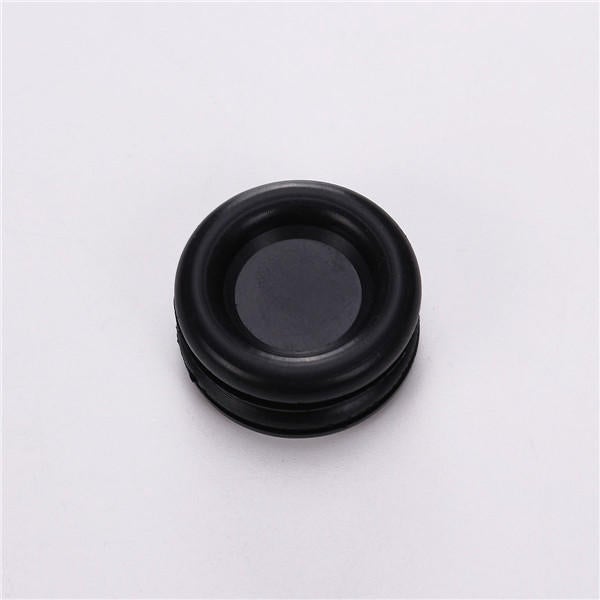 125pcs Wiring Cable Black Rubber Grommets Assortment Kit