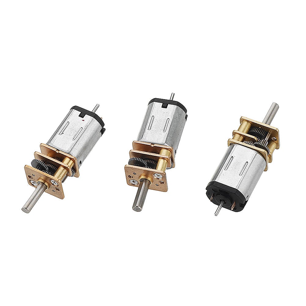 DC 12V Double Shaft Gear Motor Reducer Reduction Motor