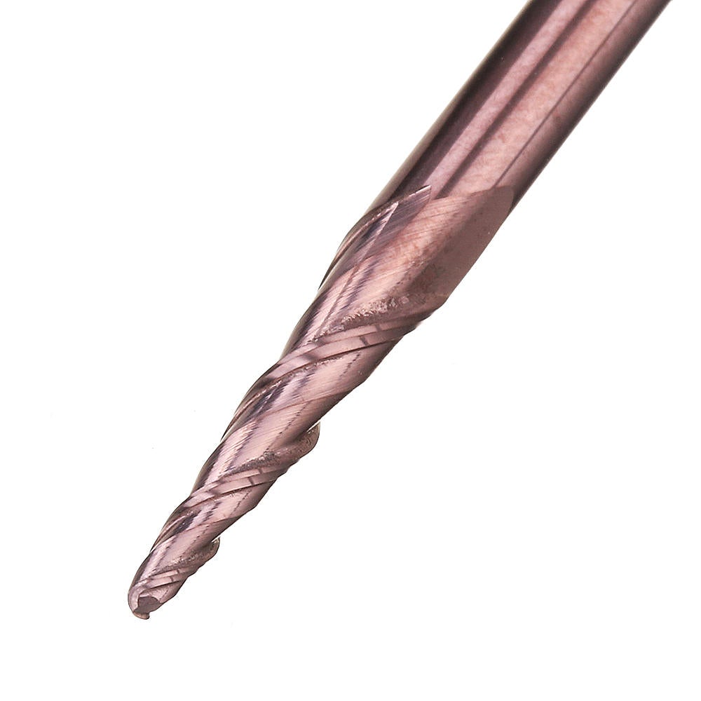 R0.25/ R0.5/ R0.75/ R1.0 *15*D4*50 2 Flutes Taper Ball Nose End Mill HRC50