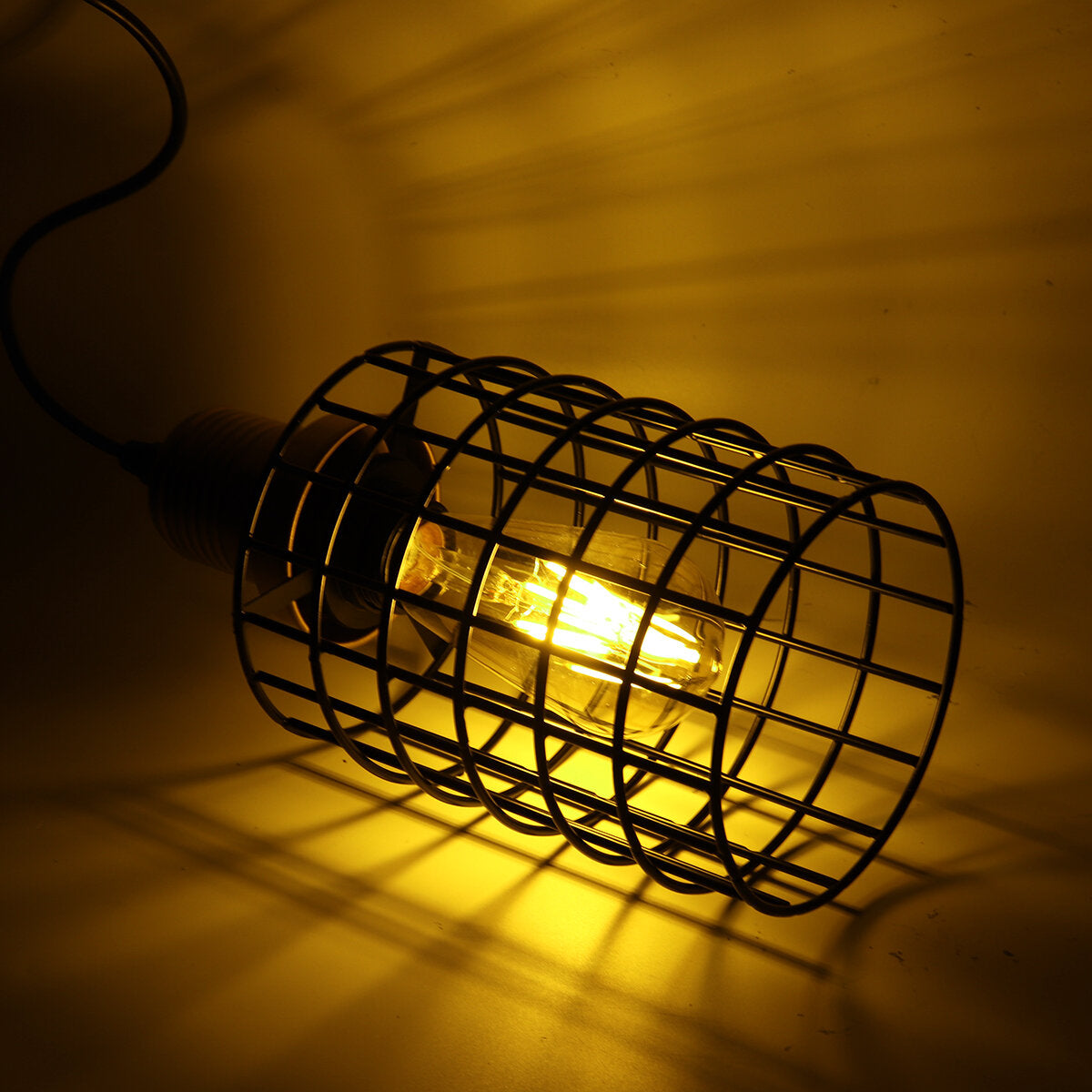 Plug-in Iron Pendant Light Ceiling Lamp Hallway Bar Restaurant Corridor Fixture Chandelier Decor