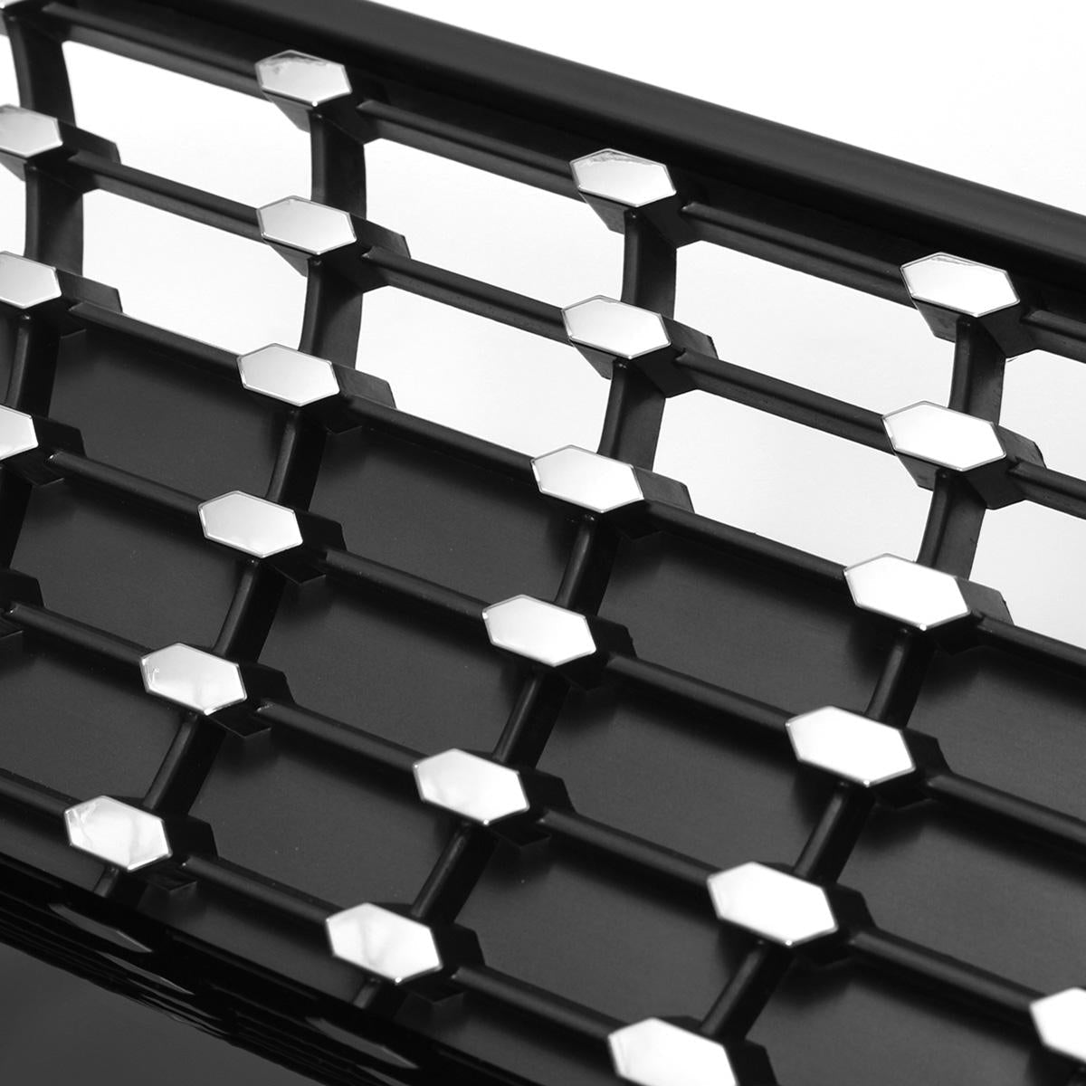 Diamond Black Front Grille Grill For Mercedes Benz