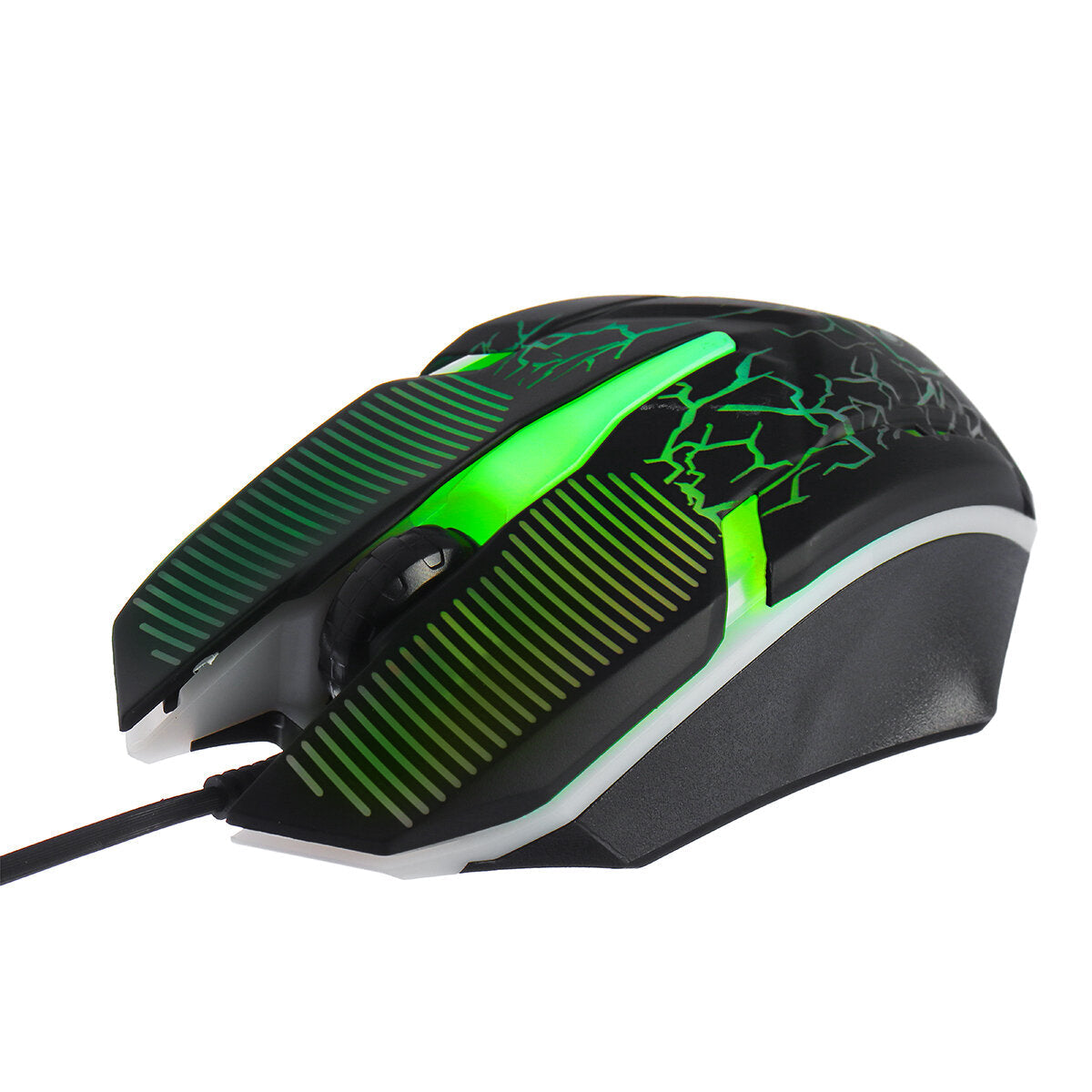 Wired Mechanical Keyboard & Mouse Set 104 Keys RGB Backlight Gaming Keyboard with Phone Holder 1600dpi Mouse