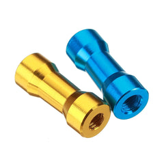 M3AS10 10Pcs M3 10mm Aluminum Alloy Standoff Spacer Round Column MultiColor Smooth Surface