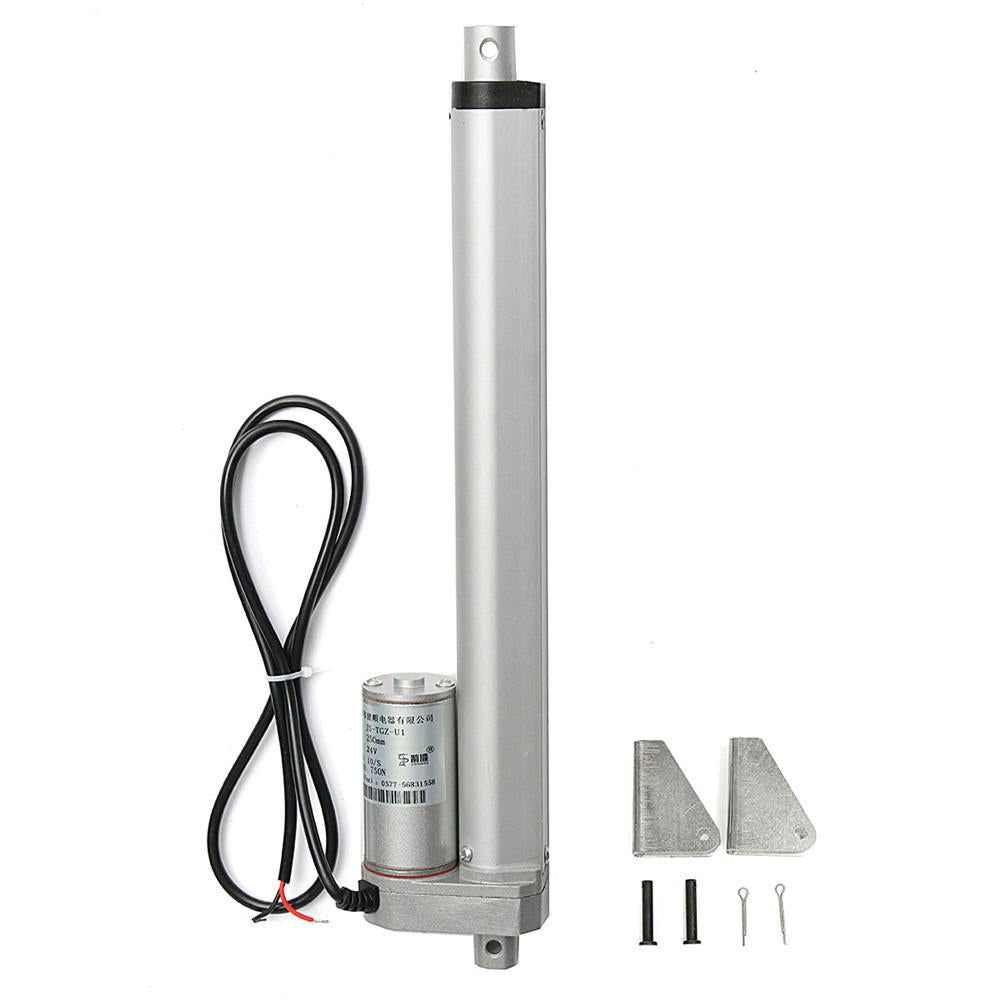 DC 100mm 150mm 200mm 250mm Linear Actuator Motor 10mm/s