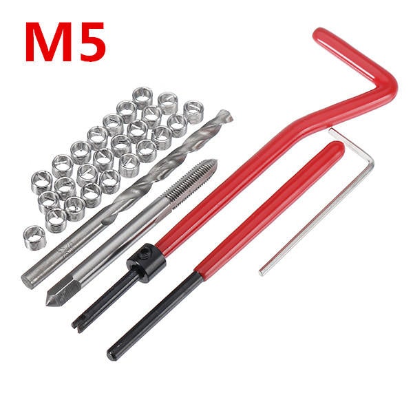 30Pcs Damaged M5 Thread Repair Tool Kit Recoil Insert