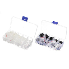 270Pcs White/Black M2-M5 Plastic Nylon Phillips Screw Round Head Hex Nut Assortment Kits