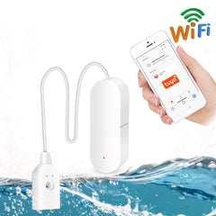WiFi Smart Tuya Water Leakage Sensor Water Alarm System Compatible With Tuyasmart Smart Life APP