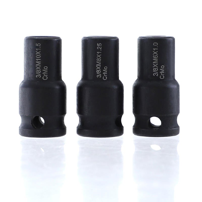 Socket Adapter 6mm/8mm/10mm Socket Holder 3/8 Inch Square Driver Bolt Driver for Hanger Bolts Thread Tools