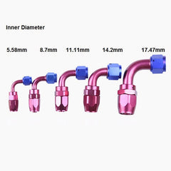 90 Degree Straight Oil Cooling Connector Car Part Accessory