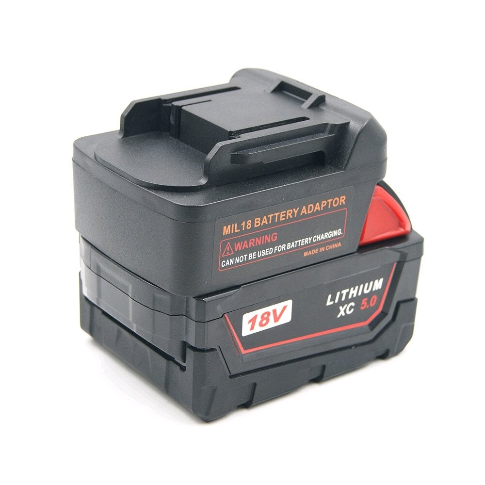 Convert Adapter For Miwakie M18 Series 18V Lithium Battery to DEW 18V/20V MAX DCB Series Lithium Battery