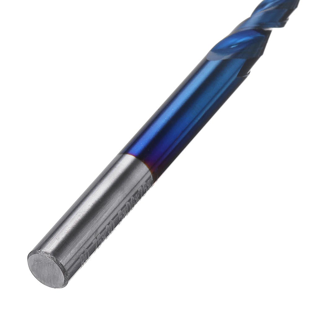 NACO-blue R0.25/ R0.5/ R0.75/ R1.0 *20*D6*50 2 Flutes Ball Nose Milling Cutter