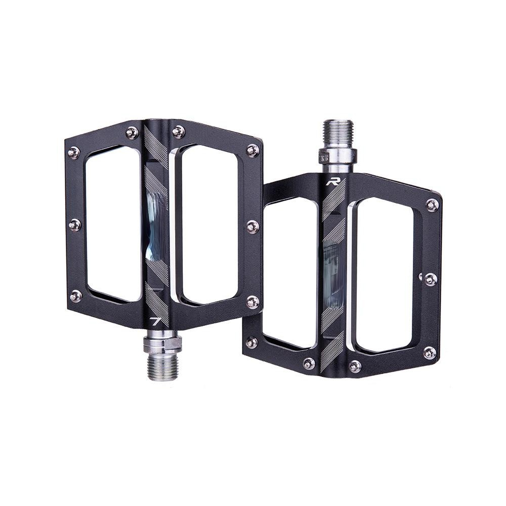 High Strength Aluminum Alloy Durable Anti-slip Perlin Bearing 1 Pair Bicycle Pedals Mountain Bike Pedals