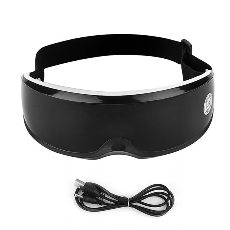 Wireless Rechargeable Eye Massager Magnets Acupoints Massage Vibrate Eye Care Fatigue Stress Relief Goggles Improve Eyesight