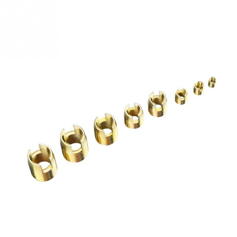 116Pcs Self-tapping Thread Slotted Sheath and Wire Threaded Jacket Combination Thread Repair Assortment Kit M3-M12