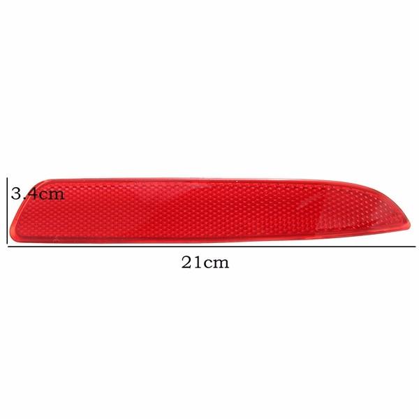 Right Side Red Rear Bumper Reflector Light