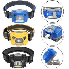 1000LM Cycling Bike Headlamp USB Rechargeable Sensor High Bright Bicycle Running Fishing Headlight