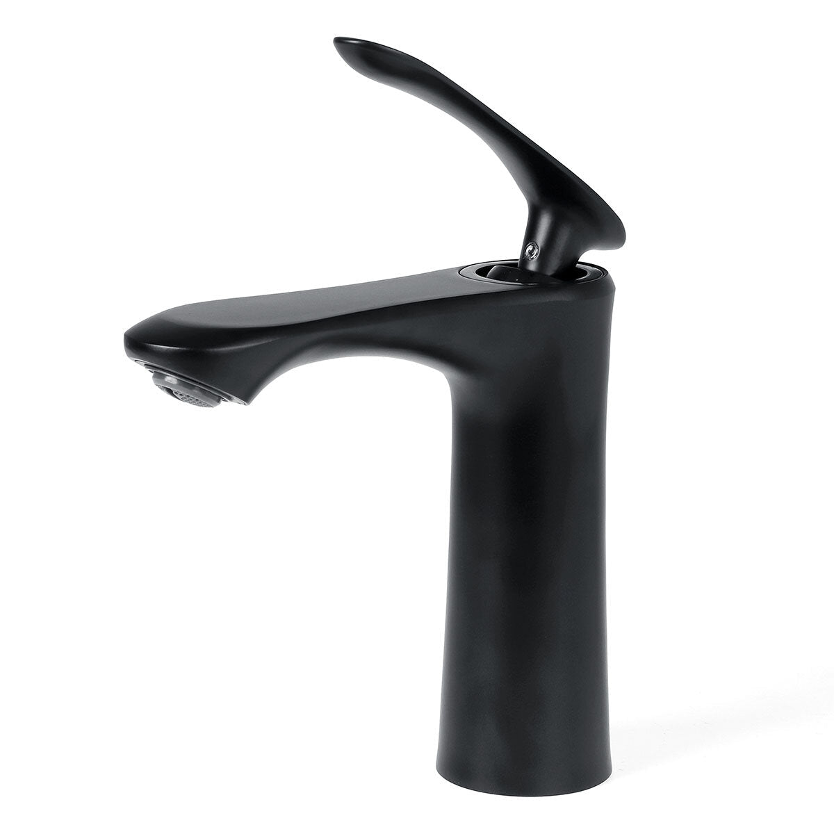 Matte Black Bathroom Sink Faucet Basin Cold/Hot Mixer Tap Single Handle